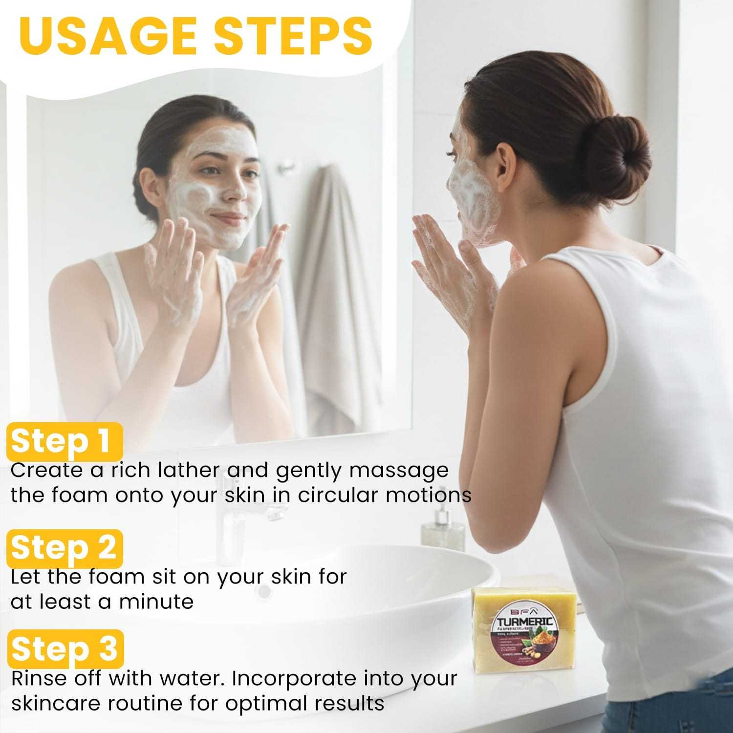 BFA Turmeric Cleansing Bar – 200g