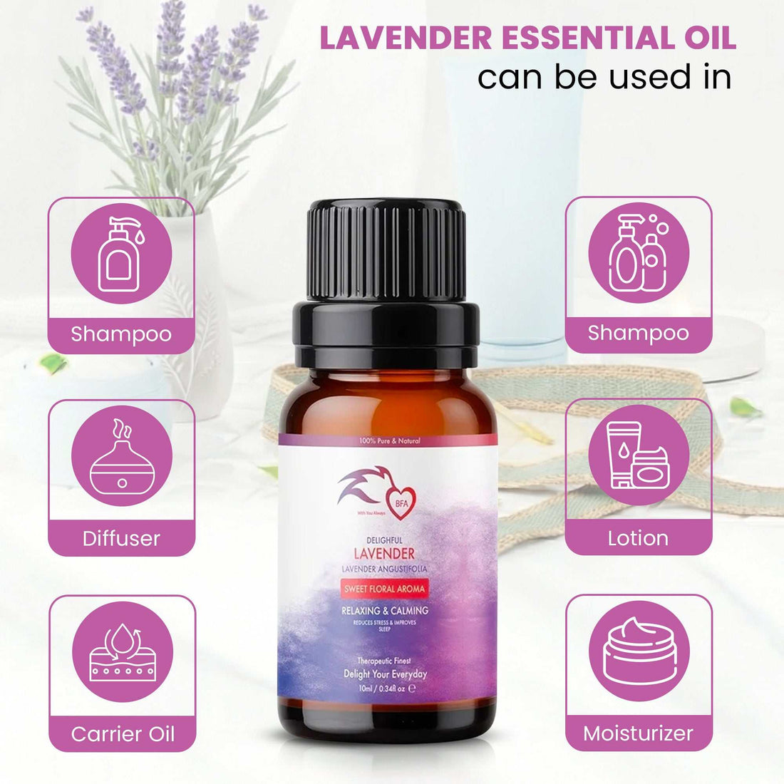 BFA Lavender Essential Oil 10 ml