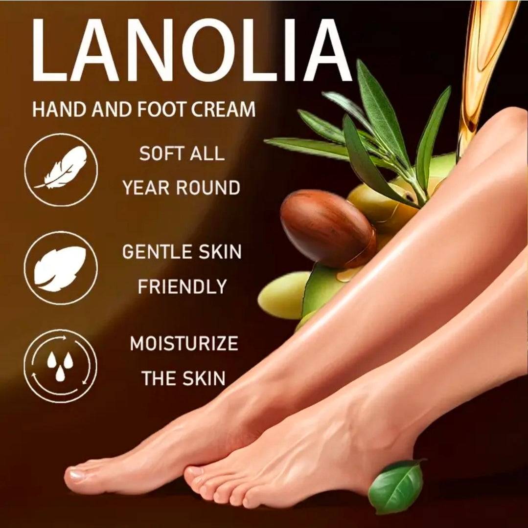 Rebeelaa Lanolia Hand & Foot Cream 20g – Deep Moisture Repair Balm for Dry Skin UK