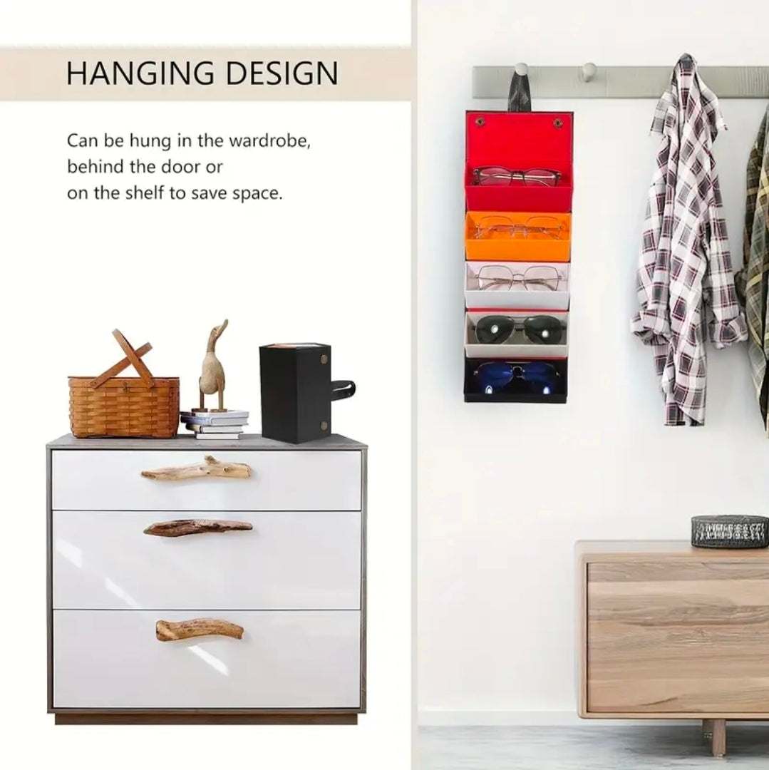 Luxury Foldable Multi-Compartment Makeup & Glasses Storage Box UK | Travel Cosmetic Organiser Case with Snap Closure – Rebeelaa Collection