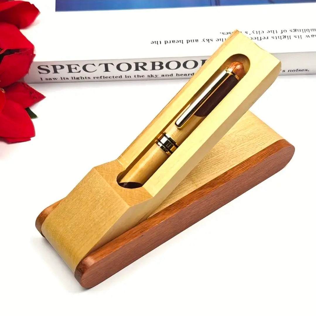 Luxury Wooden Ballpoint Pen Gift Set UK | 2 Premium Executive Pens with Gift Box & Refills – Elegant Writing Set for Men & Women – Rebeelaa Collection