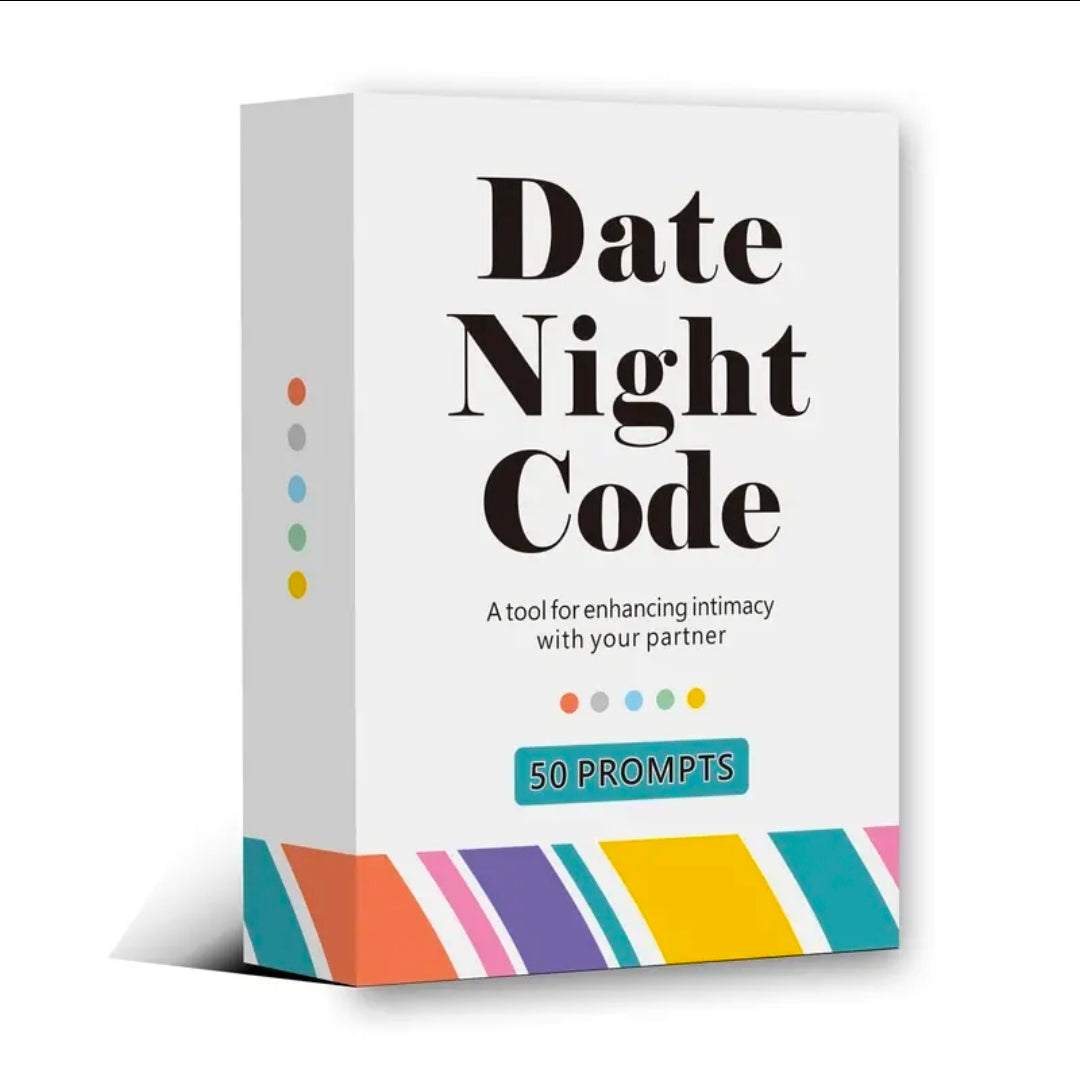 Date Night Card Game for Couples UK | 50 Intimacy & Conversation Prompts – Romantic Relationship Game Gift – Rebeelaa Collection