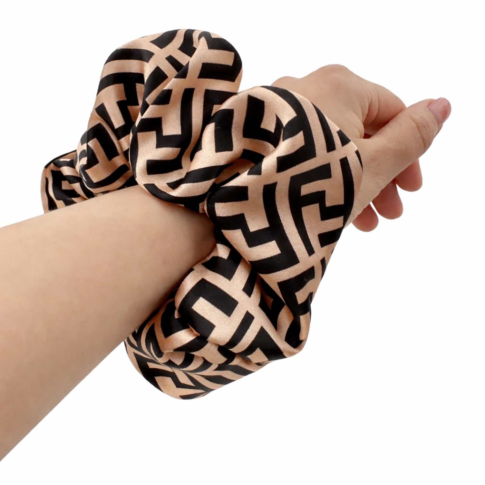 Luxury Satin Hair Scrunchie UK | Soft Silk-Feel Hair Tie for Women – Elegant Hair Accessory for Everyday Styling – Rebeelaa Collection