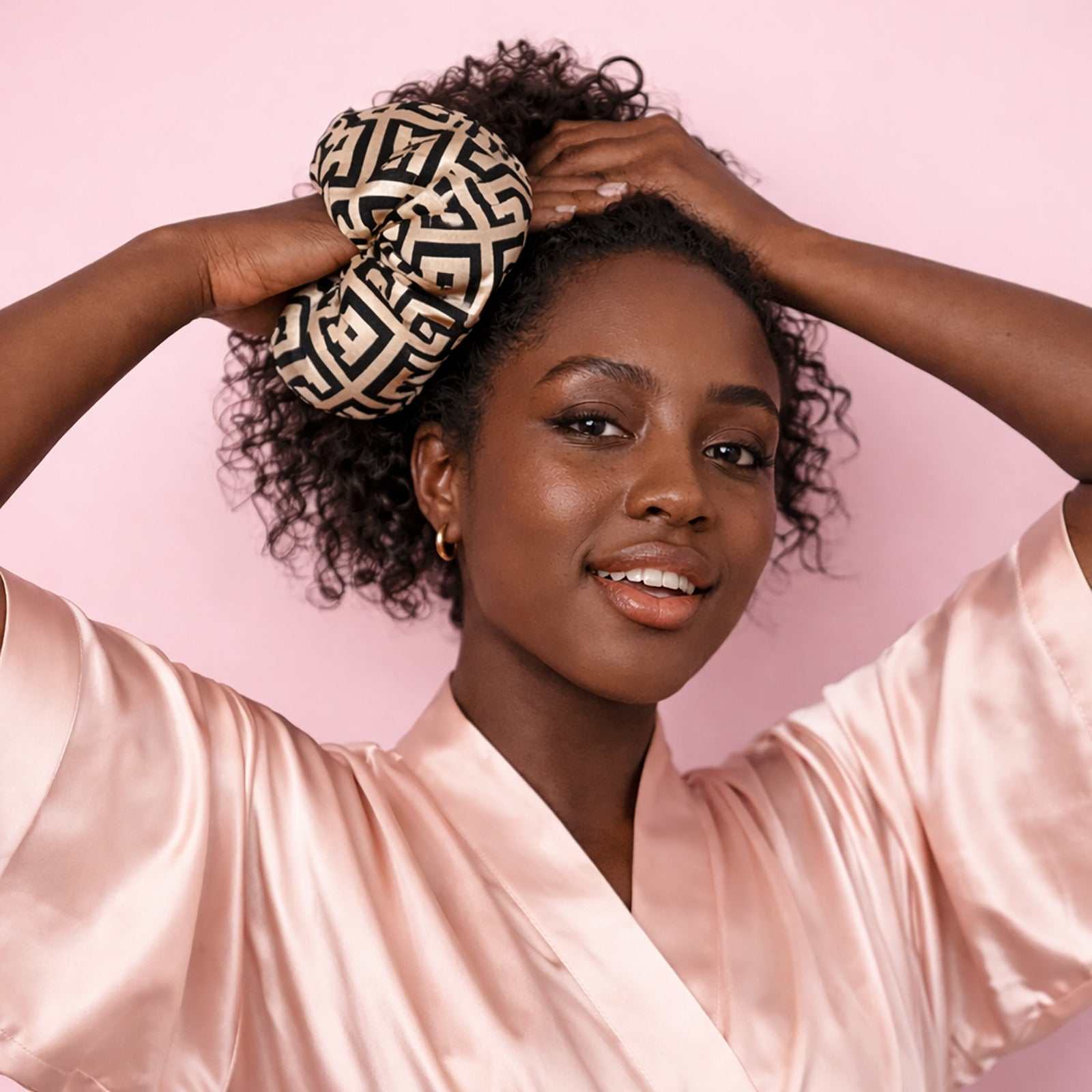 Luxury Satin Hair Scrunchie UK | Soft Silk-Feel Hair Tie for Women – Elegant Hair Accessory for Everyday Styling – Rebeelaa Collection