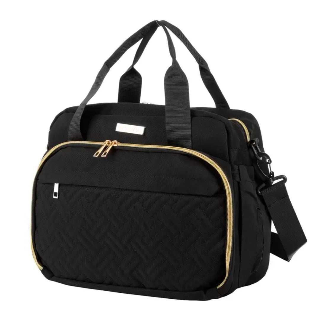 Luxury Baby Changing Bag UK | Large Capacity Nappy Bag with Bottle Storage & Stroller Straps | Stylish Maternity Travel Bag – Rebeelaa Essentials