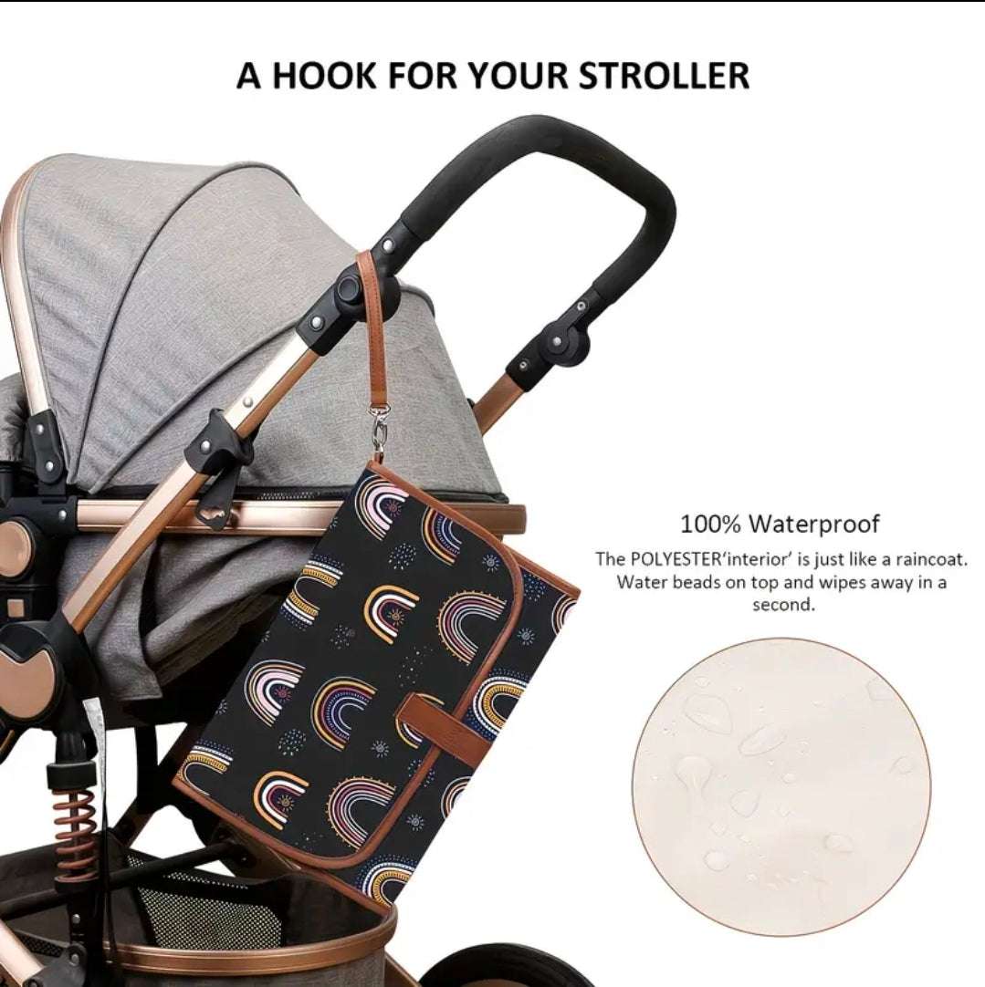 Portable Baby Changing Mat UK | Waterproof Foldable Diaper Changing Pad with Storage Pockets – Rebeelaa Baby Essentials