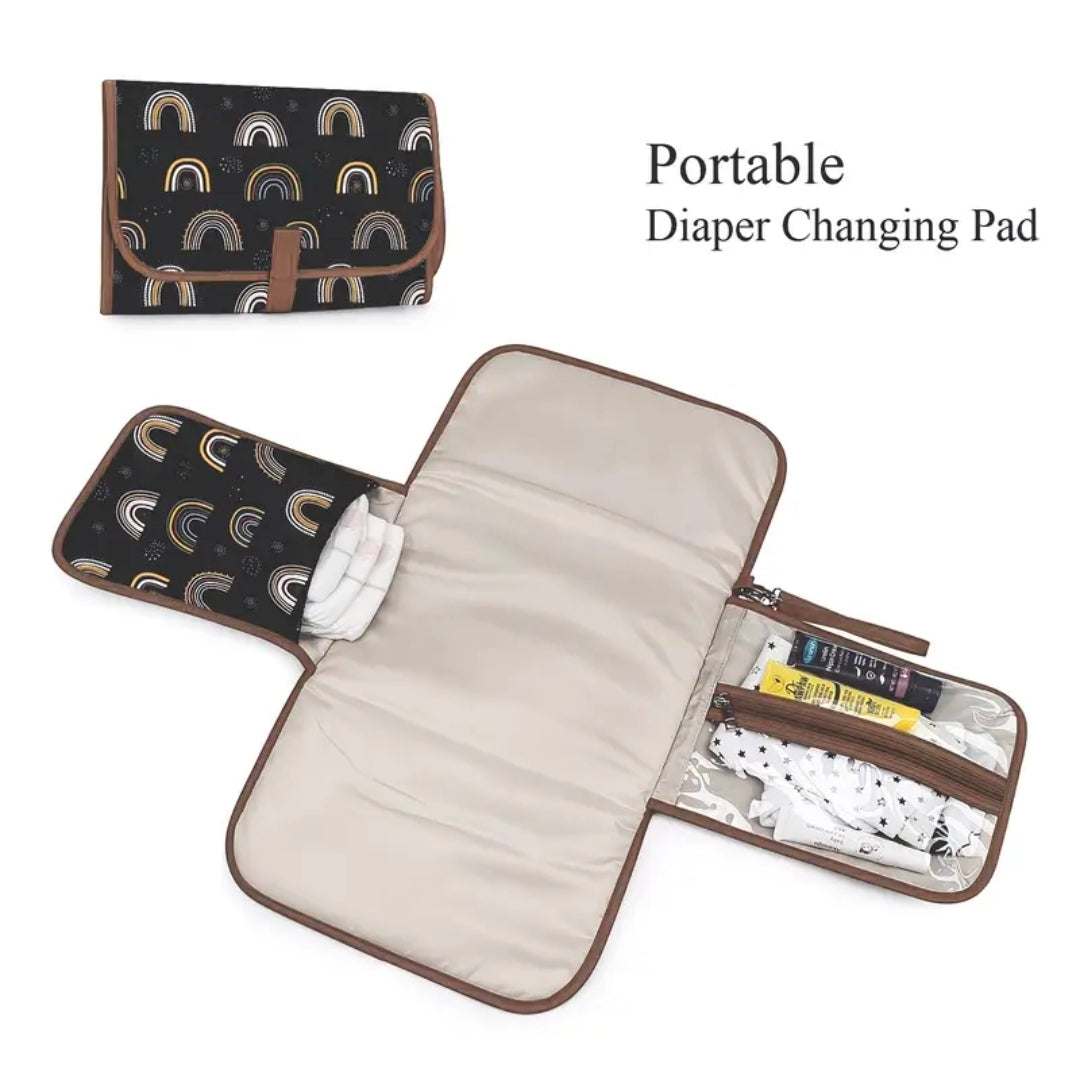 Portable Baby Changing Mat UK | Waterproof Foldable Diaper Changing Pad with Storage Pockets – Rebeelaa Baby Essentials