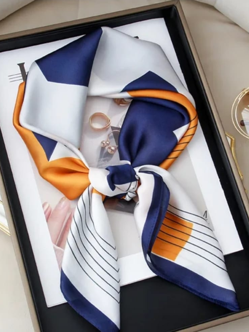 Square Silk Scarf - Luxury 100 Silk