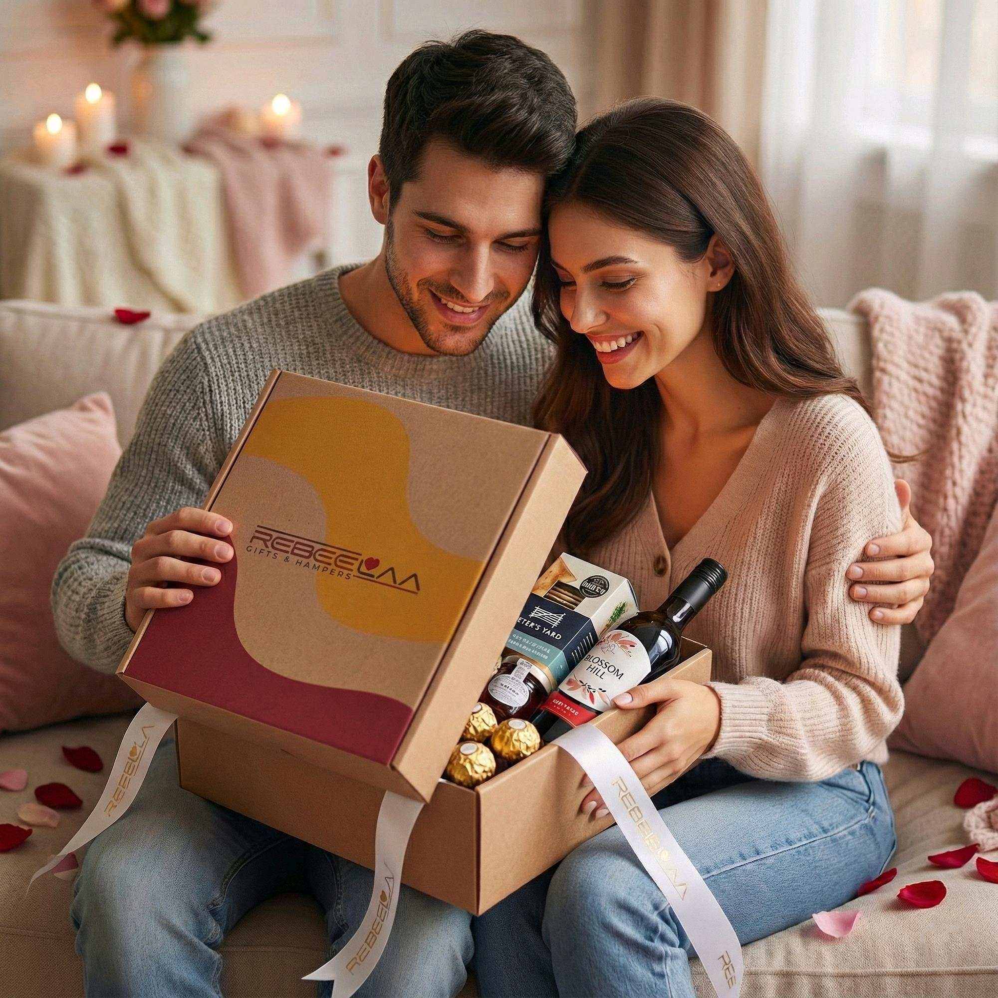 Love in a Bottle – Red Wine Gift Hamper